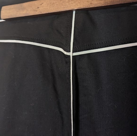 Lucky 13 Western Button Up Mini Skirt Black White pockets 2XL - Picture 10 of 12